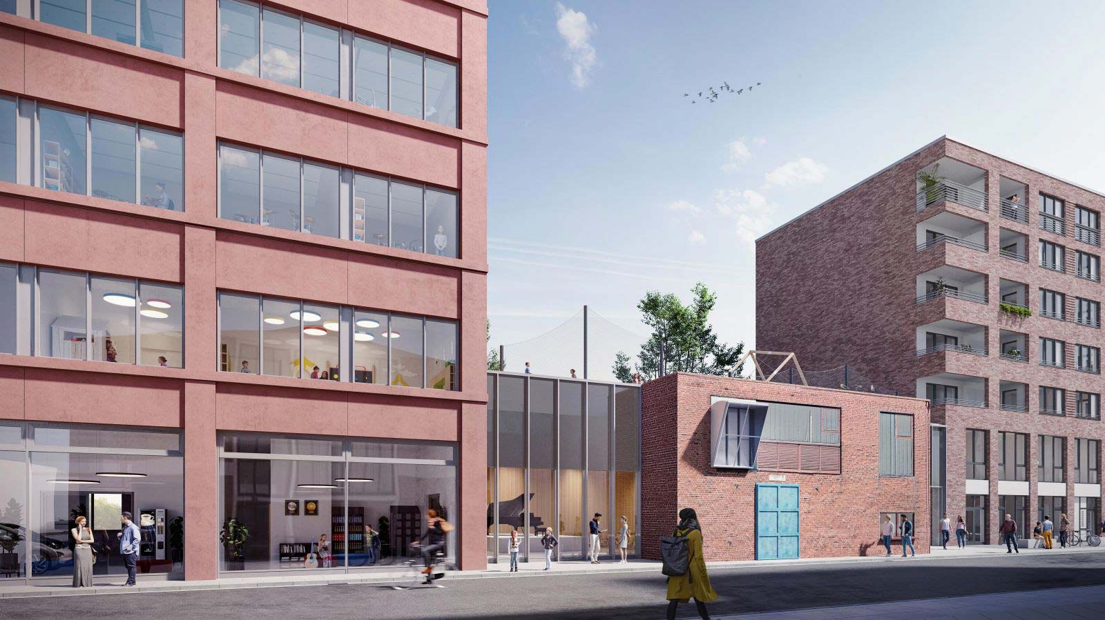 KON Hamburger Musikkonservatorium Visualisierung außenansicht